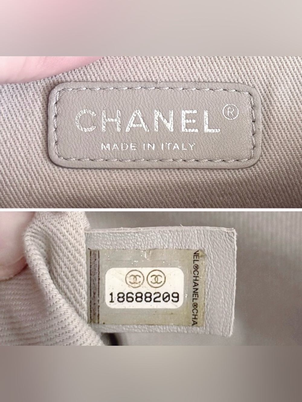 CHANEL Caviar Classic Flap Bag with Silver Chain 100% authentic - Picture 9 of 9